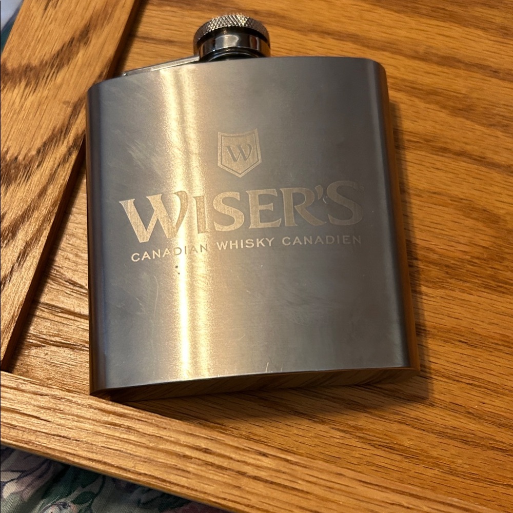 Stainless Steel -6oz. Flask - Elegant Bar Accessory